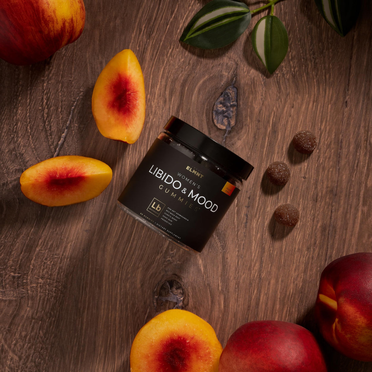 Gummies TERRA ELMNT KSM66® Ashwagandha sur une table