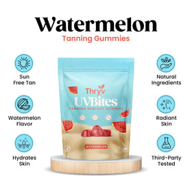 Gummies Thryv saveur pastèque en gros plan