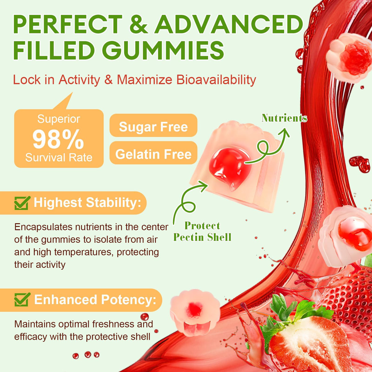 Gummies Totaria 5-en-1 avec texture moelleuse