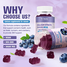 Gummies Totaria à côté d'un verre d'eau, prêt à consommer