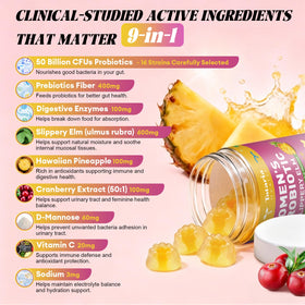 Gummies Totaria avec étiquette visible et informations nutritionnelles
