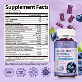 Gummies Totaria avec une main tenant un gummy, mise en scène