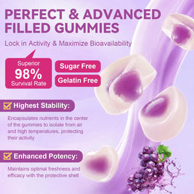 Gummies Totaria Calcium Magnésium Zinc 1200 mg sur une table