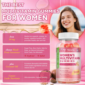 Gummies Totaria, détails des ingrédients sur l'emballage