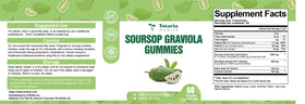 Gummies Totaria Graviola Soursop 150mg vue de dessus