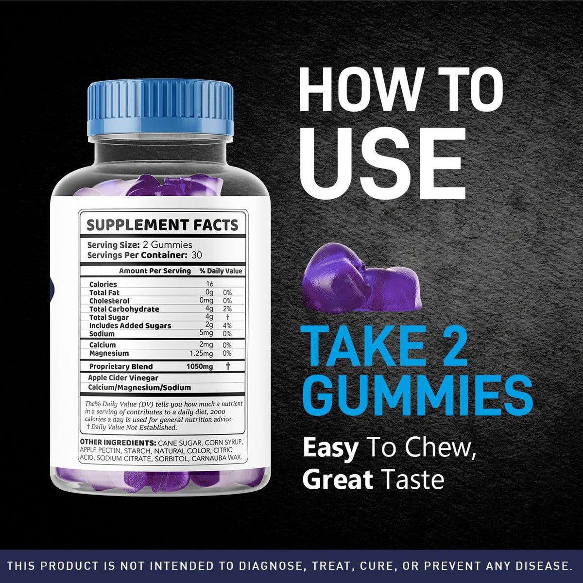 Gummies TRT Max LIVORKA sur un fond neutre