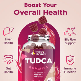 Gummies TUDCA Vylarithonixa sur une table