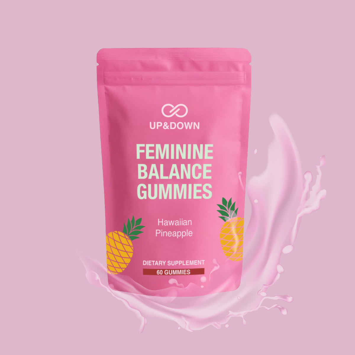 Gummies Up&Down Équilibre Féminin dans un environnement naturel