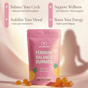 Gummies Up&Down Équilibre Féminin sur une table