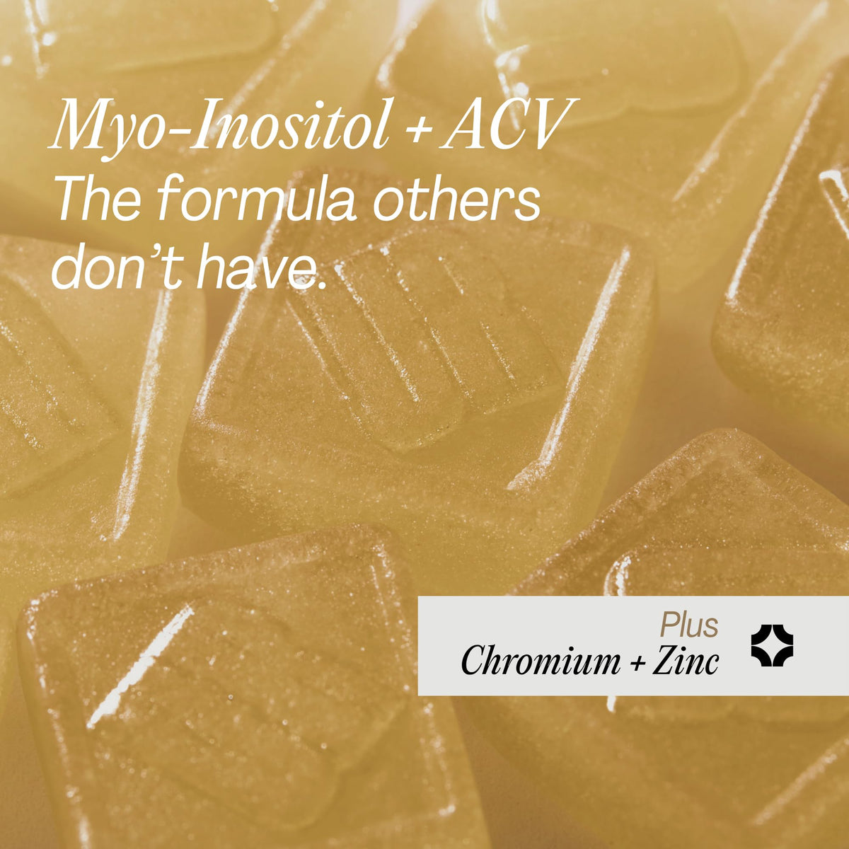 Gummies URVI Myo-Inositol et Vinaigre de Pomme vue de face