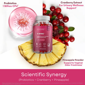 Gummies V-Sync Ananas SOON+ avec des fruits