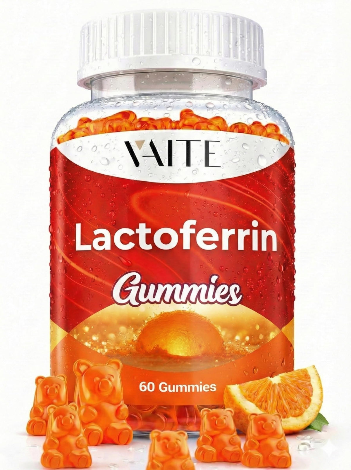 Gummies VAITE à la lactoferrine 500mg, pot de 60 unités