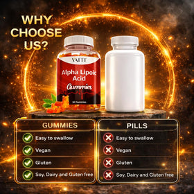 Gummies VAITE Acide Alpha-Lipoïque sur une main