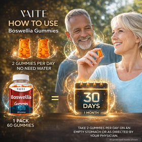 Gummies VAITE Boswellia Serrata 1200mg à l'intérieur