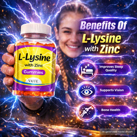 Gummies VAITE de L-Lysine 1000mg avec Zinc, vue de côté