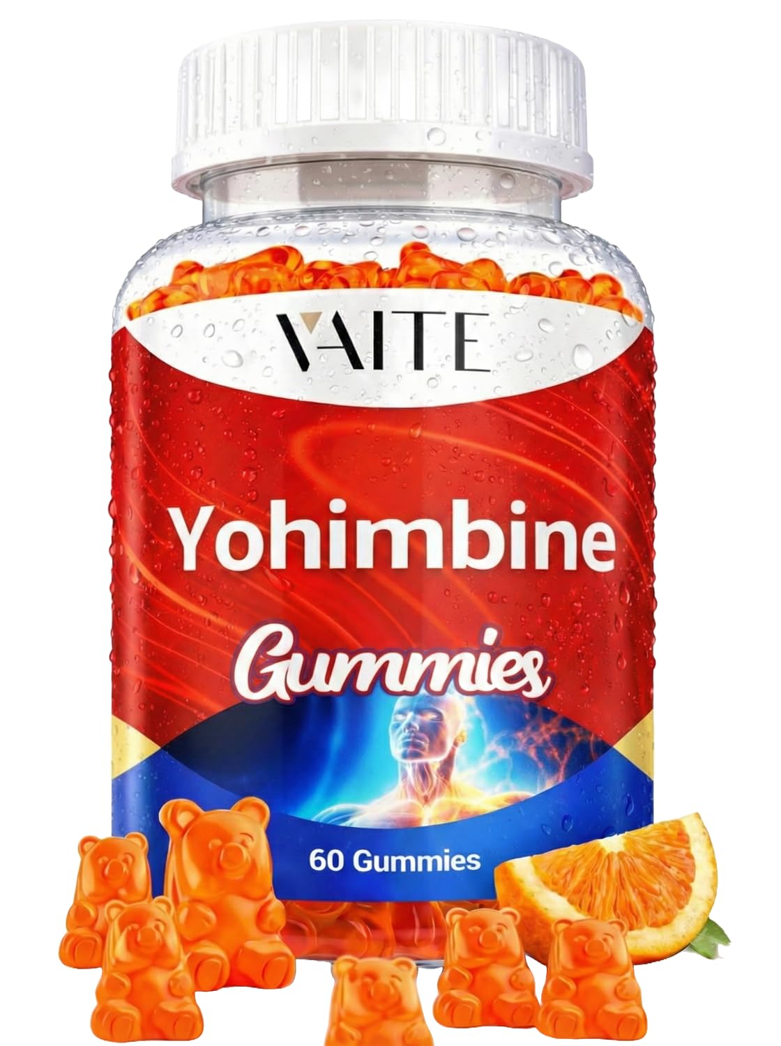 Gummies VAITE Yohimbine HCl 15mg vue de face