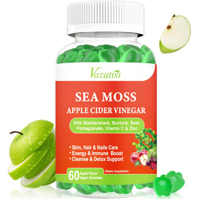 Gummies Vazatisi au vinaigre de pomme vue avant avec emballage