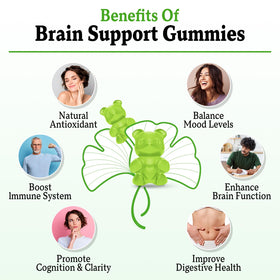 Gummies Vazatisi Ginkgo Biloba 240mg goût pomme en détail
