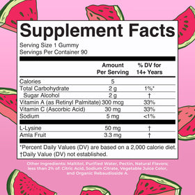 Gummies Vegan Collagène MARYRUTH'S à l'intérieur du pot