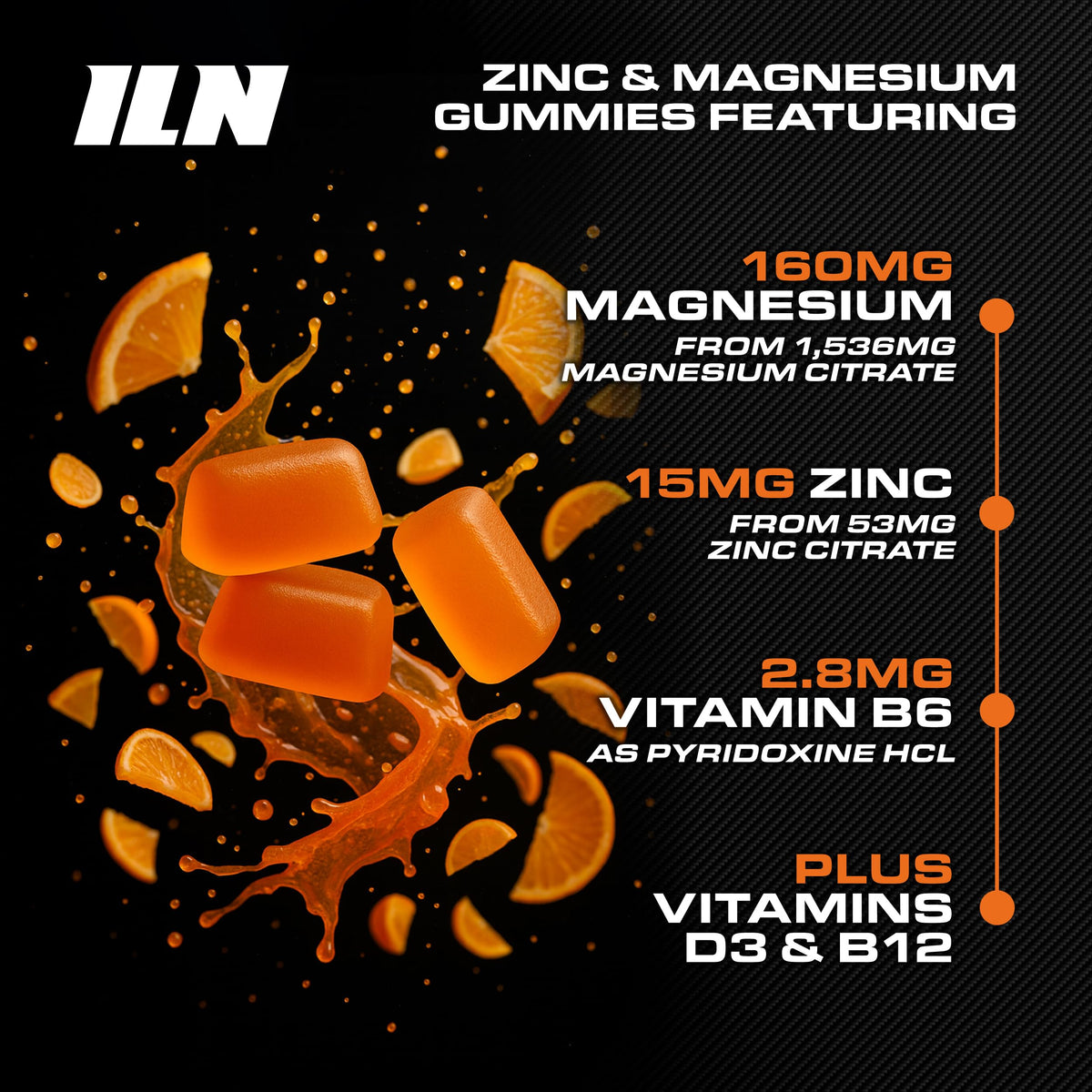 Gummies Vegan Zinc et Magnésium Iron Labs Nutrition avec vitamines