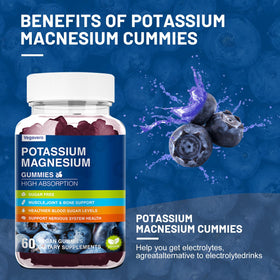 Gummies Vegavero Potassium et Magnésium avec fruits mélangés