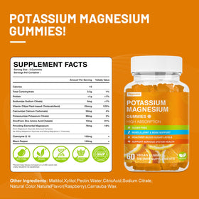 Gummies Vegavero Potassium et Magnésium dans une main