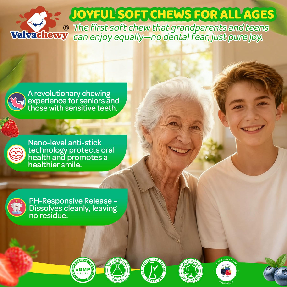 Gummies Verts LILICARE 322g avec des ingrédients naturels