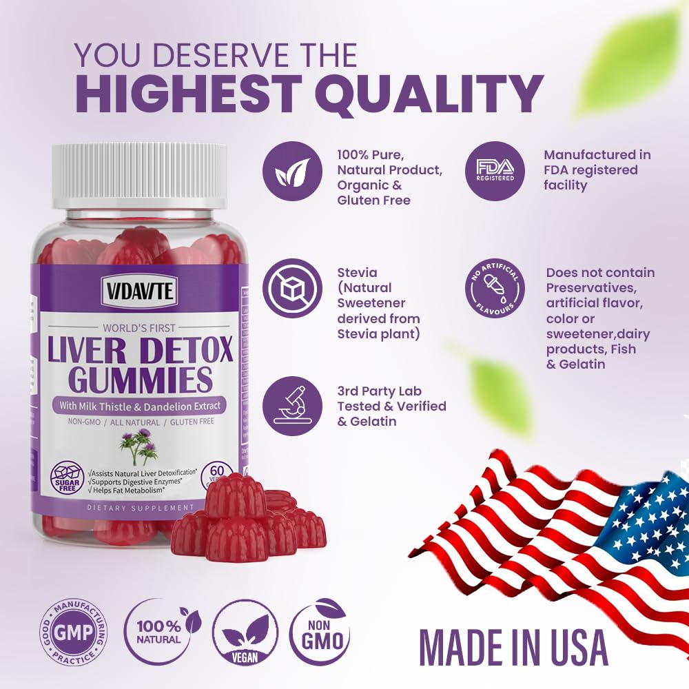 Gummies VIDAVITE avec une vue de près