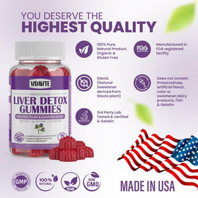 Gummies VIDAVITE avec une vue de près
