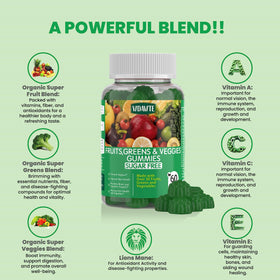 Gummies VIDAVITE montrant leur texture moelleuse
