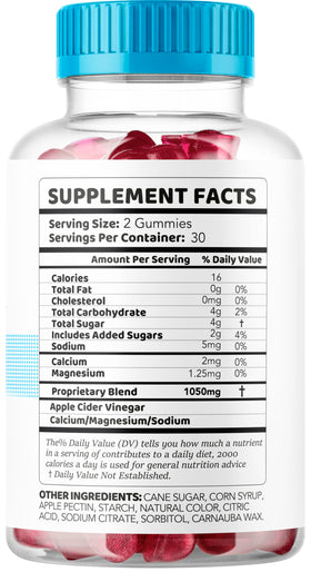 Gummies Vigor XL Max LIVORKA avec un verre d'eau