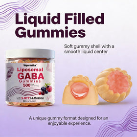 Gummies Vigorintha sur une table, idéal pour un usage quotidien