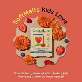 Gummies Vision Saine CHILDLIFE ESSENTIALS avec des ingrédients naturels