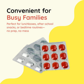 Gummies Vision Saine CHILDLIFE ESSENTIALS avec emballage ouvert