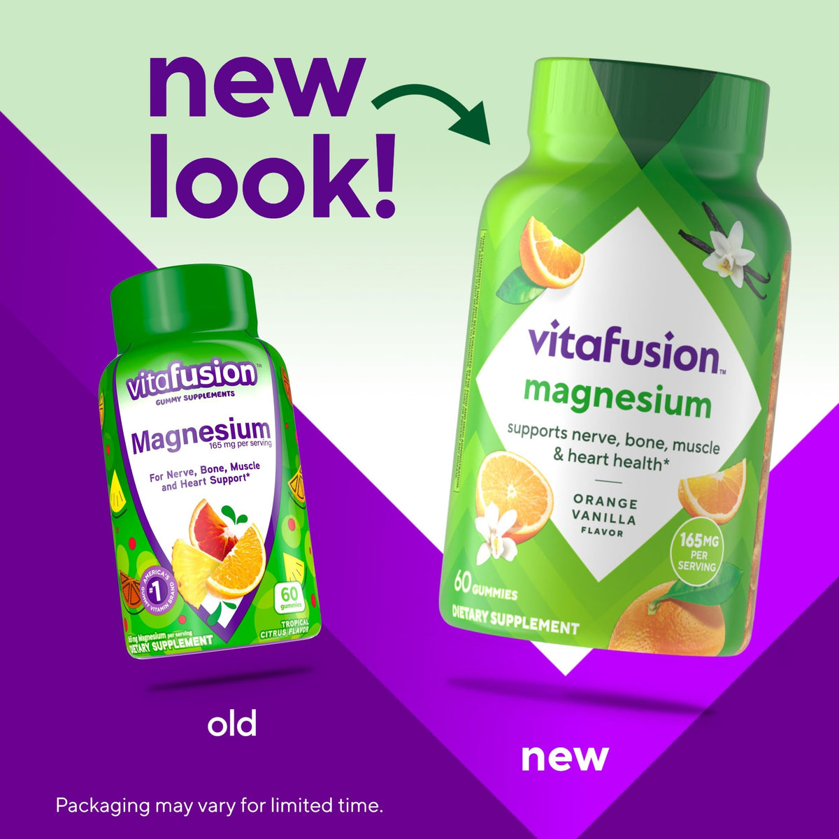 Gummies Vitafusion au magnésium avec saveur tropicale