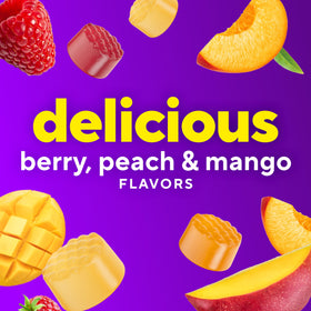 Gummies Vitafusion avec un goût naturel et texture moelleuse