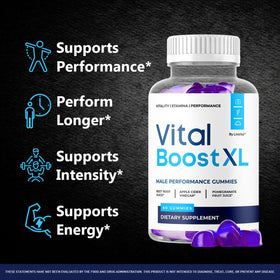 Gummies Vital support XL LIVORKA en gros plan