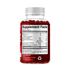 Gummies Vitamatic B-Complex montrant la taille d'un gummy