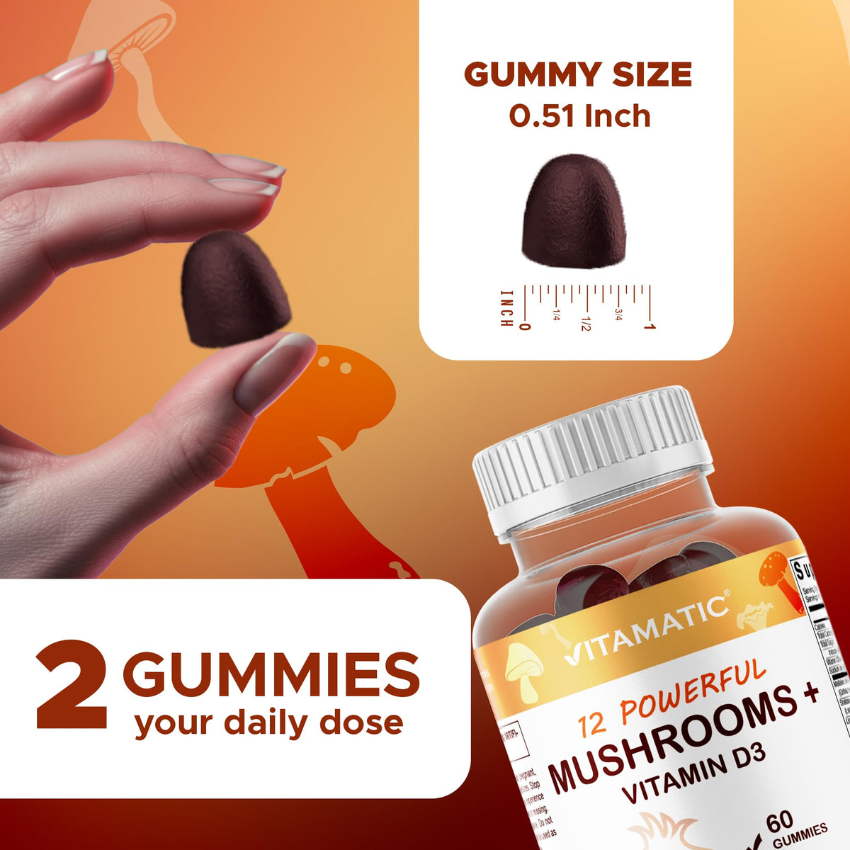 Gummies Vitamatic en première vue avec pectine