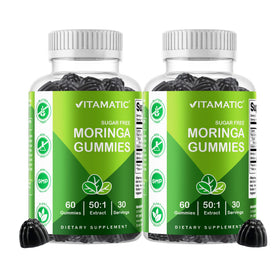 Gummies Vitamatic Moringa 200 mg vue de face avec emballage