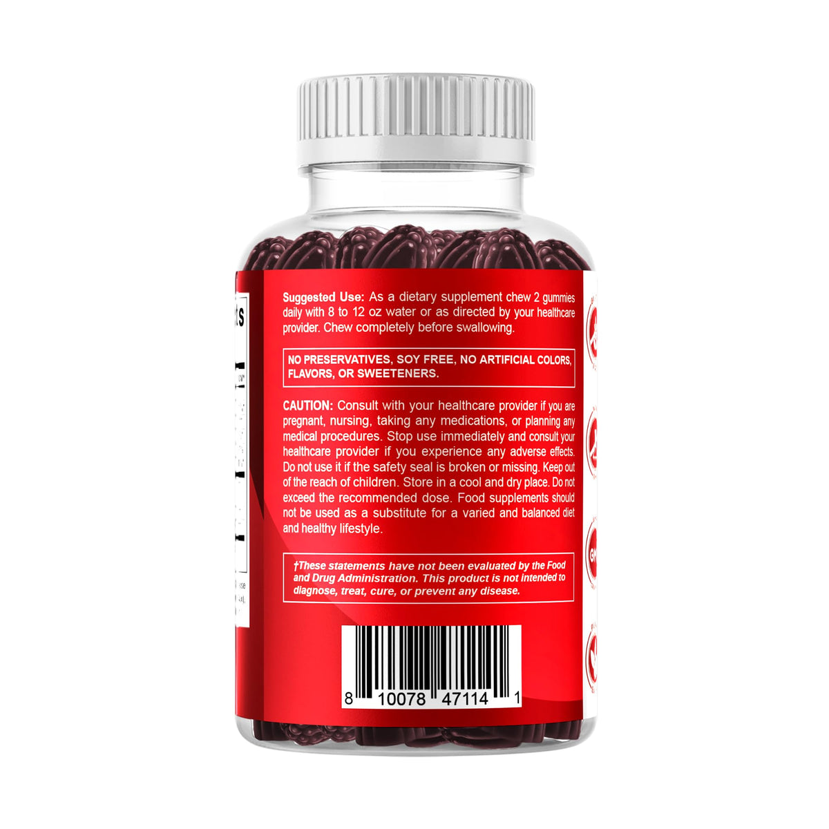 Gummies Vitamatic sur une surface de travail
