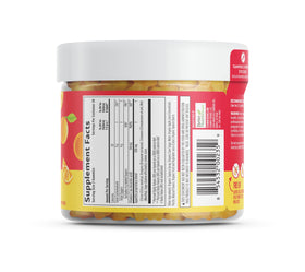 Gummies Vitamin Friends avec saveur d'orange sur une table