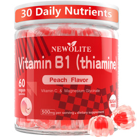 Gummies Vitamine B1 NEWOLITE 300mg avant ouverture