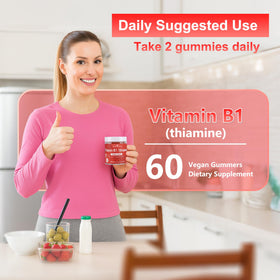 Gummies Vitamine B1 NEWOLITE dans une main