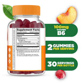 Gummies Vitamine B6 Lifeable en forme de fraise