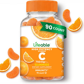 Gummies vitamine C Lifeable 750 mg flacon de 90 pièces