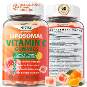 Gummies Vitamine C Liposomale NEVISS 1000mg, vue de face