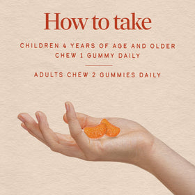Gummies Vitamine C Nature's Way, dosage recommandé sur l'emballage
