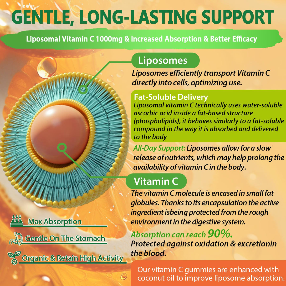 Gummies Vitamine C NEVISS sur une table