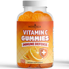 Gummies Vitamine C Orange NEW AGE avant en vue de face